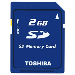 東芝 2GB　SDカード SD-FS002G